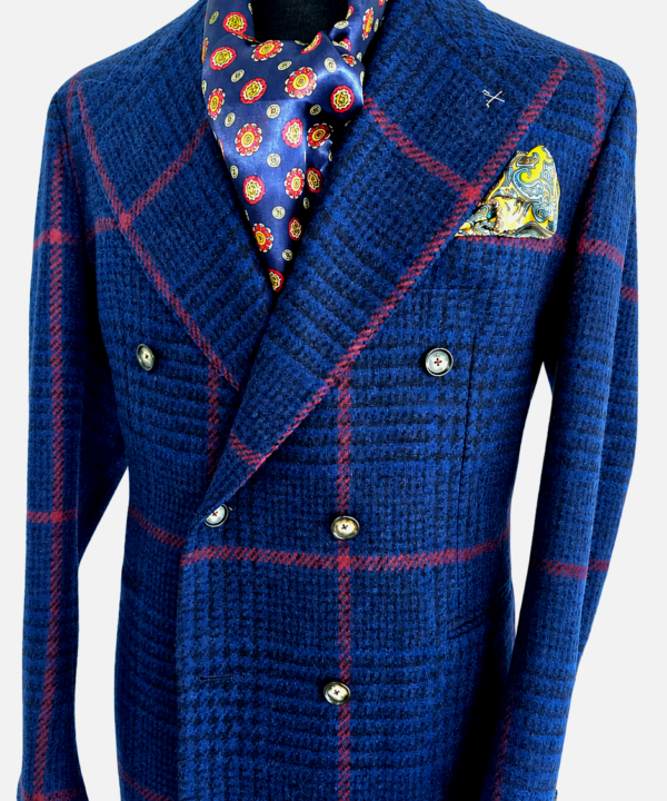 Moda Peyone Wool Plaid Jacket